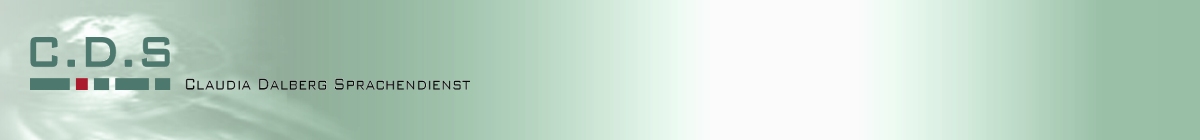 Logo - Claudia Dalberg Sprachendienst